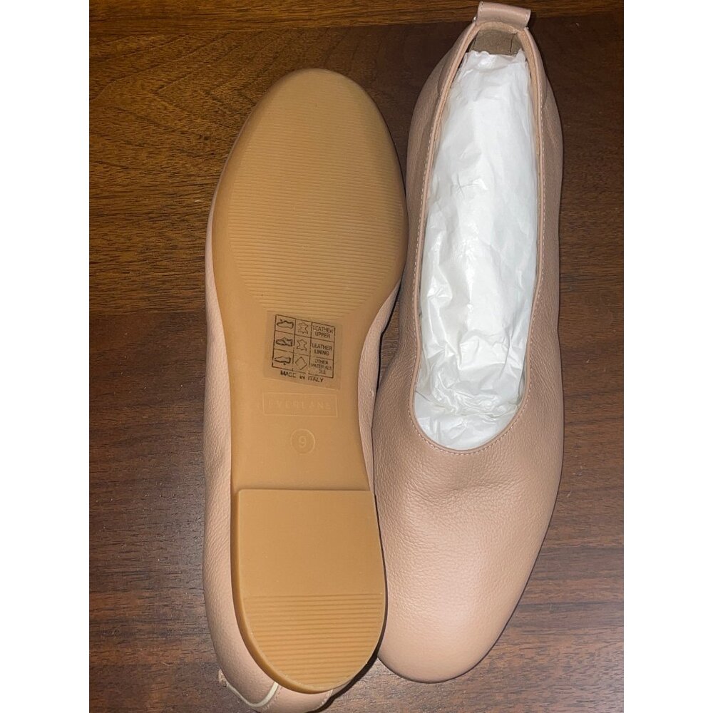 Everlane The Day Glove in Tan Leather New Womens Shoes Loafer Flats - Picture 8 of 12